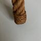 Living room lamp in braided rope 1950 Riviera