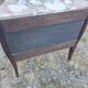 Curved commode in rosewood, Louis XV style.