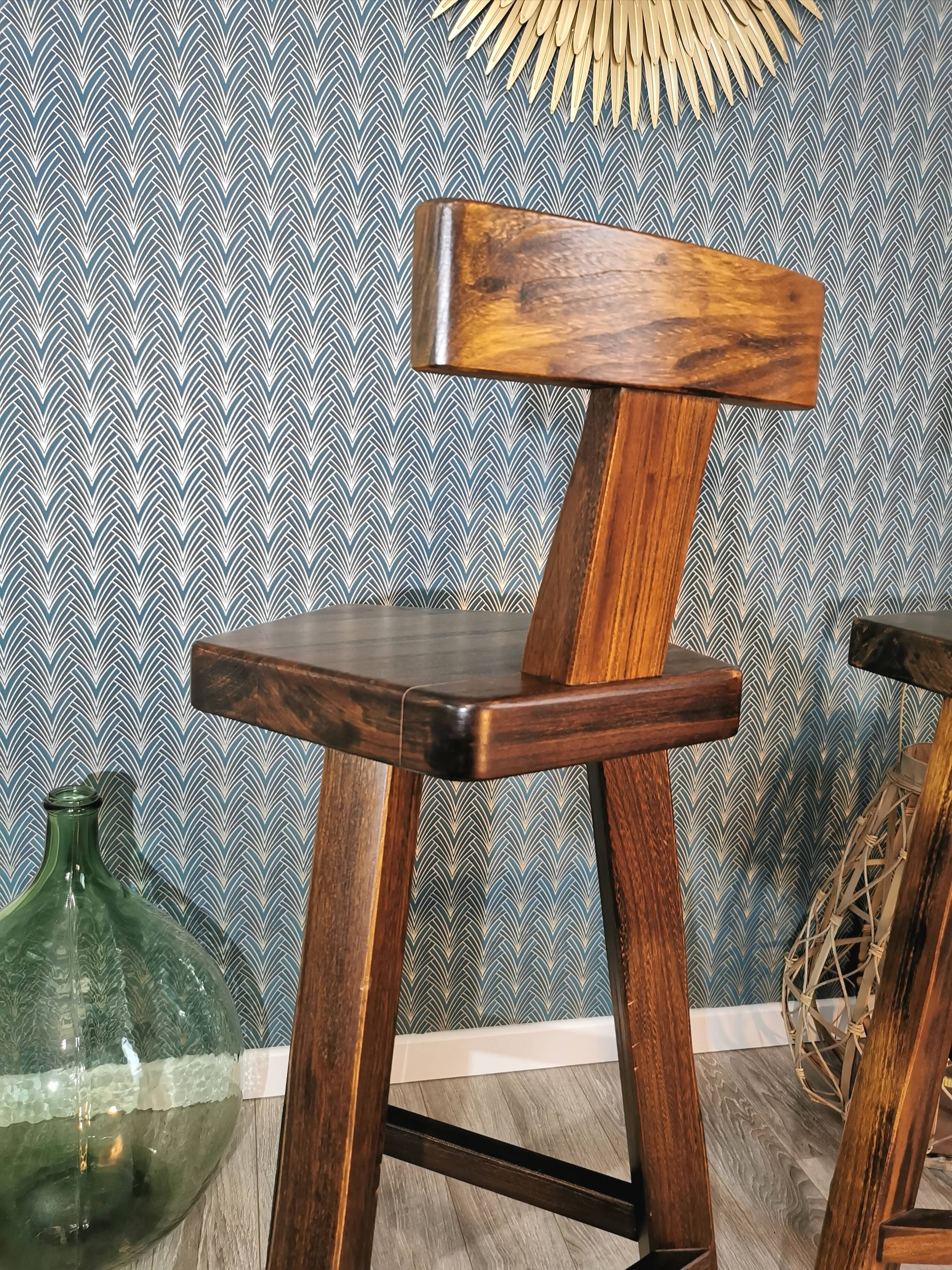 Pair of high stools