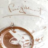 Plato de cerámica "Puigdemont".  España, 1970s.