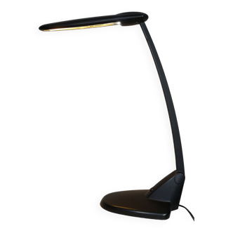 Lampe de bureau noire  Unilux Brio design 1980