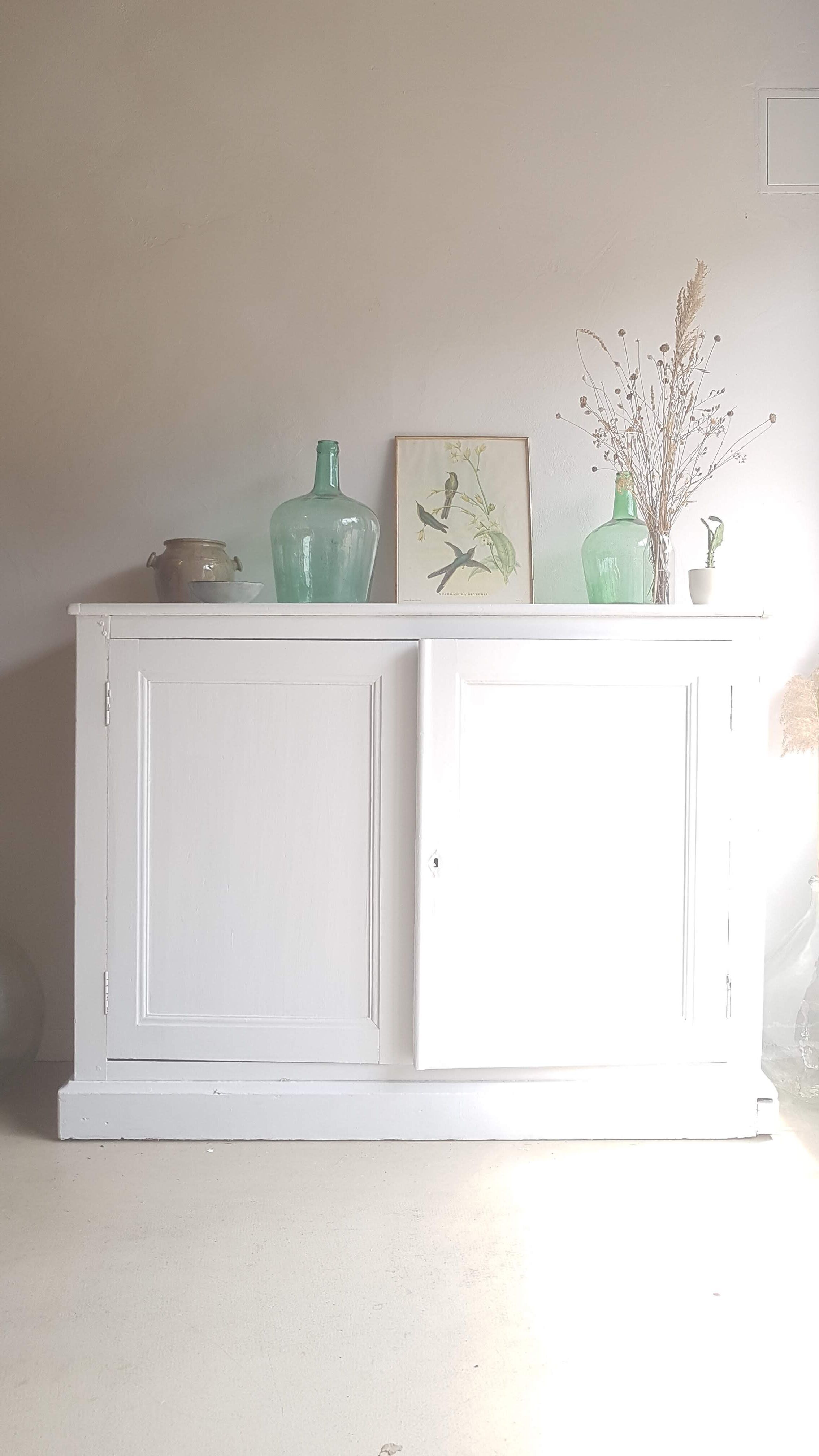 Old White Parisian Buffet