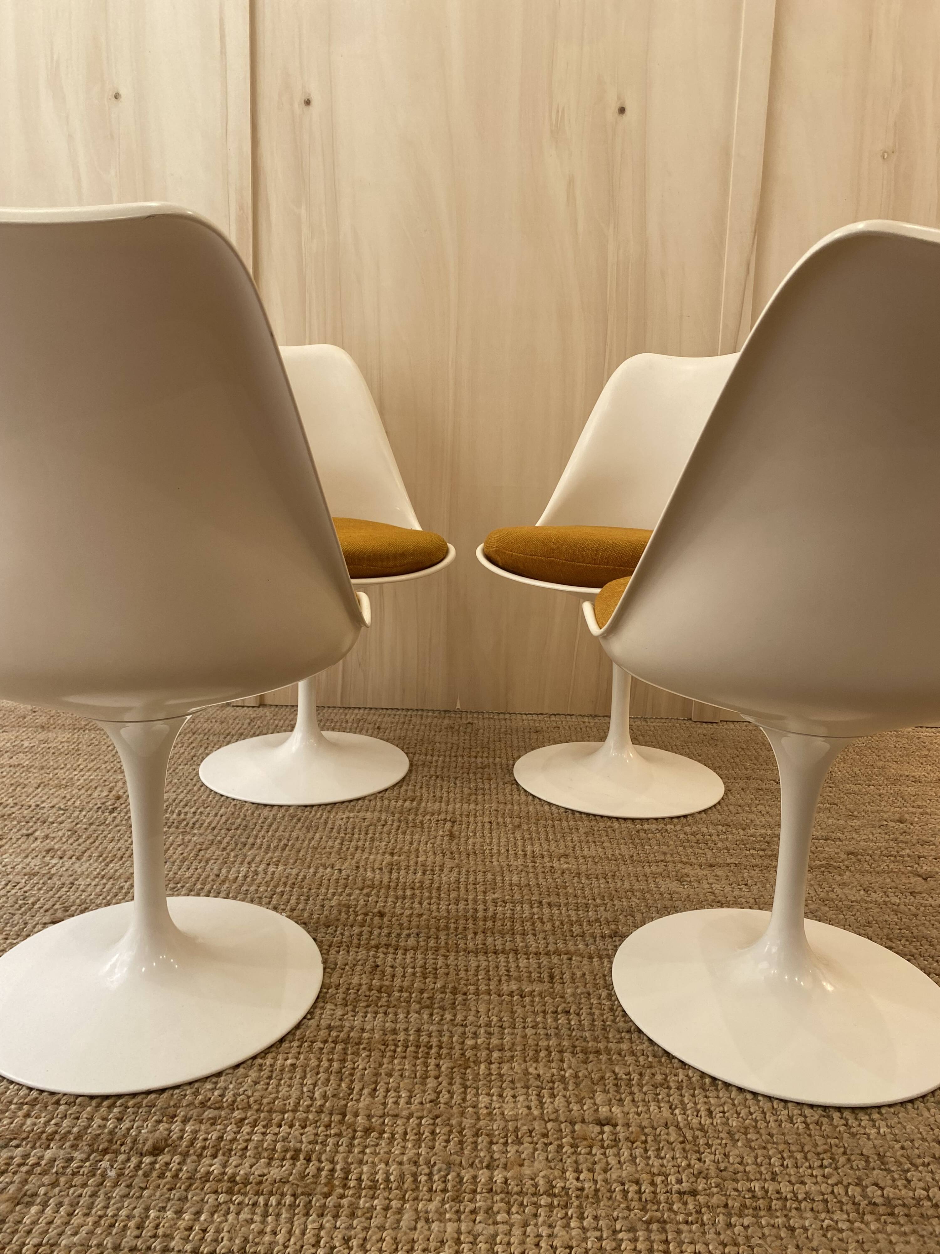 4 Chaises Tulipes Knolll - Eero Saarinen - Vintage