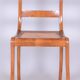 Biedermeier Chair in Cherry Tree & Rattan, Austria, 1830s