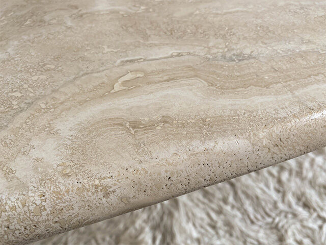 Low table in travertine