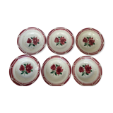 Lot 6 plates Digoin Sarreguemines