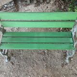Antique Coalbrookdale style bench