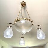 Large 1900 neoclassical chandelier