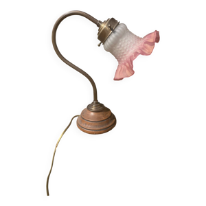 Lampe fleur col de cygne