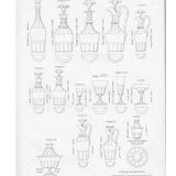 BACCARAT Carafe à liqueur ancienne en cristal taillé à côtes plates 1840
