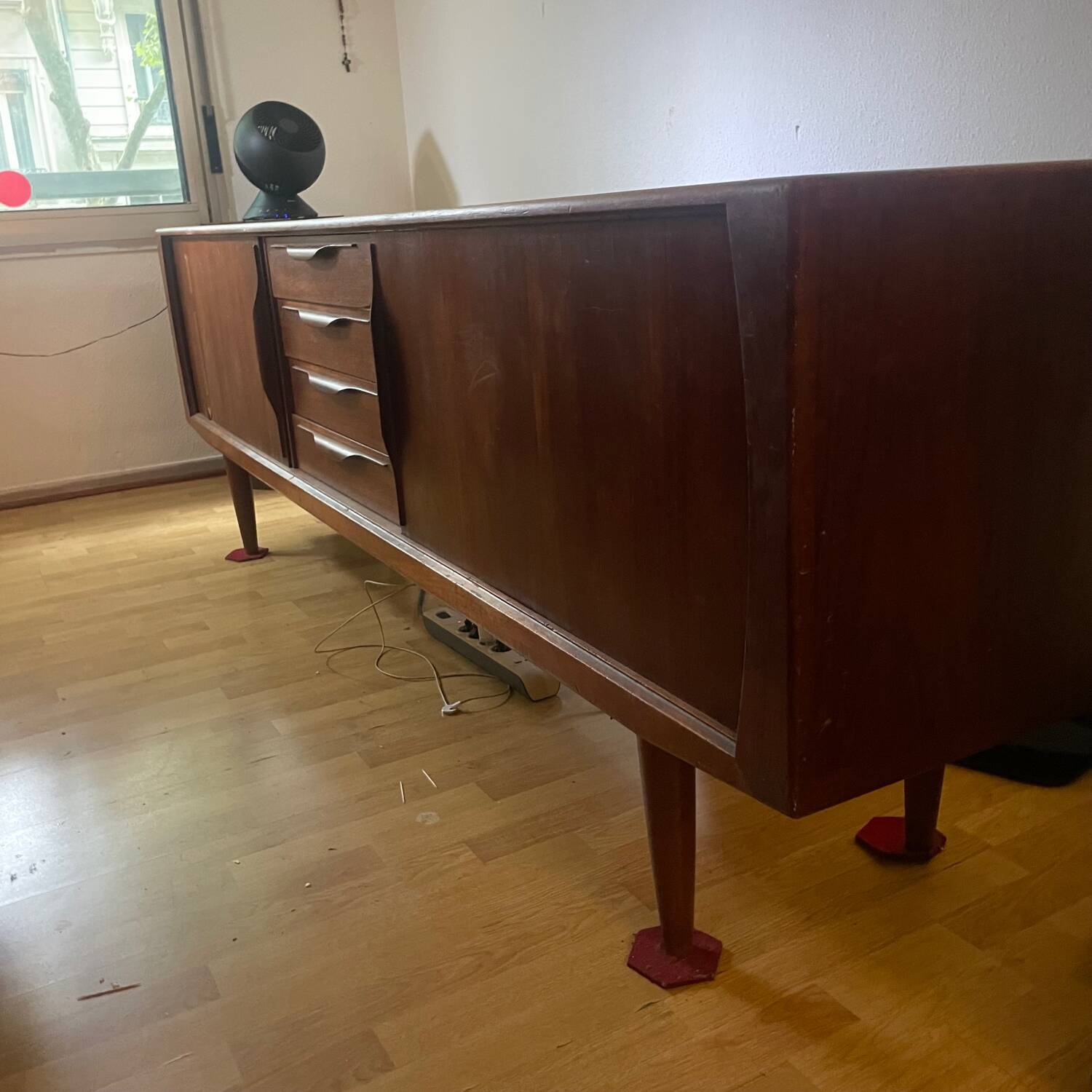 Enfilade vintage Bernhard Pedersen & Son – Design danois 1960 – 240 cm