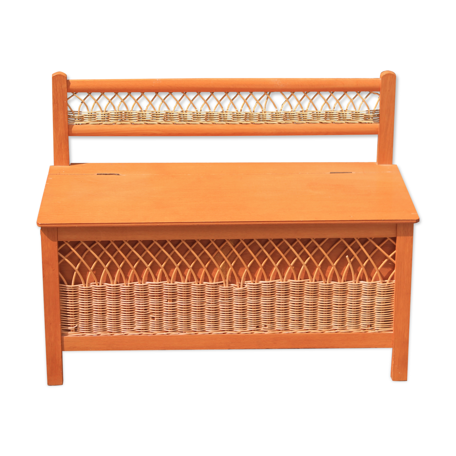 Rattan toy box