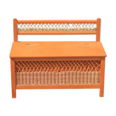 Rattan toy box