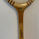 Vintage blond wood tennis racket