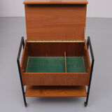 Teak sawing Trolly Dutch 1960s