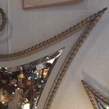 Miroir des années 40 - 80x70cm