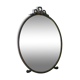 Miroir ancien à poser ou suspendre – Style Louis XVI, bronze, verre biseaut