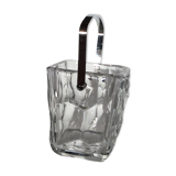 Ice bucket square crystal of Vannes height 14cm