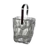 Ice bucket square crystal of Vannes height 14cm
