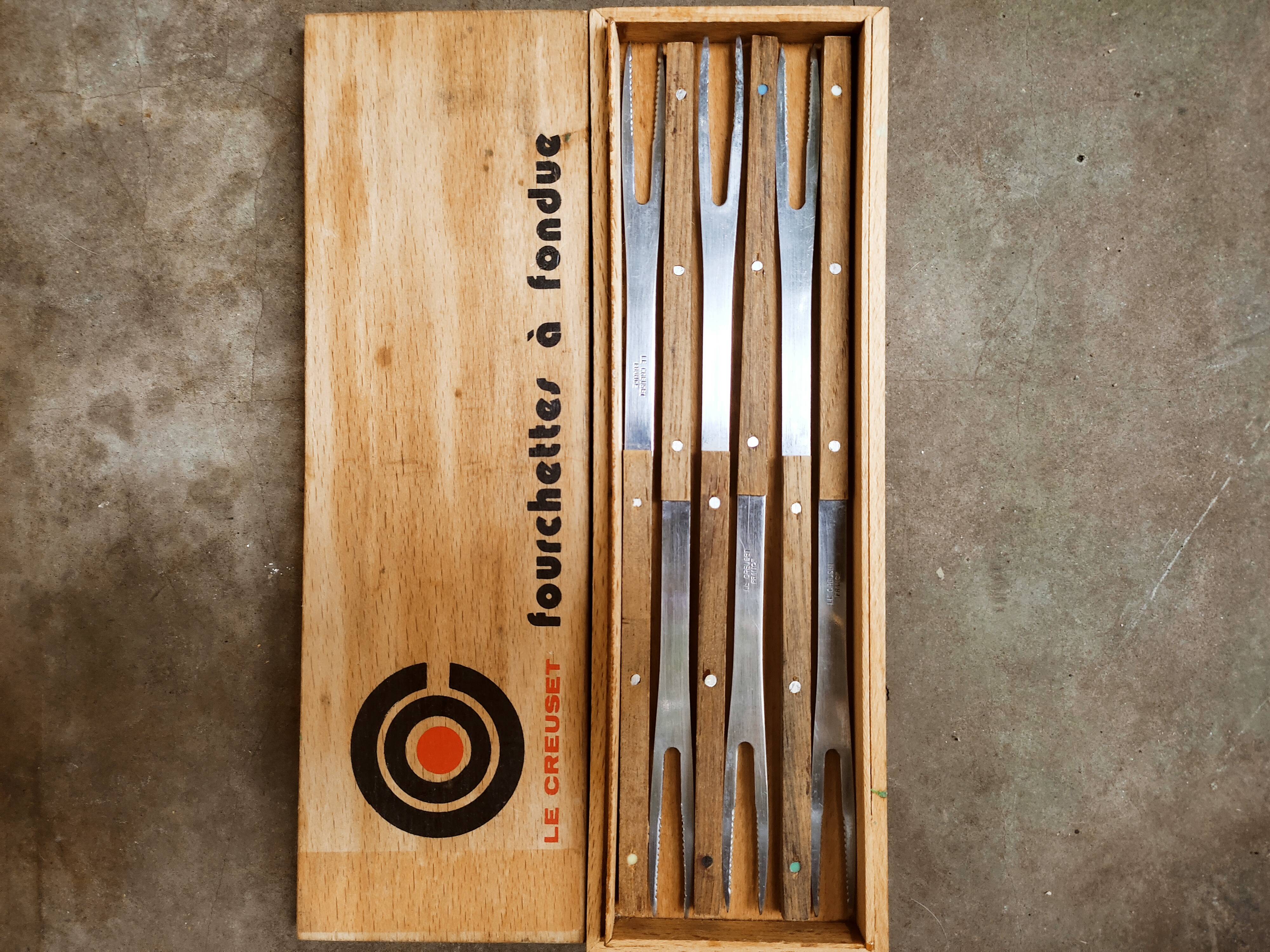 Fondue forks le Creuset