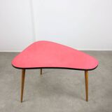 Mid Century Italian Oval Red Table
