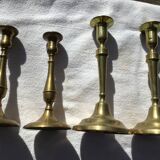 Pair of classic brass candlesticks