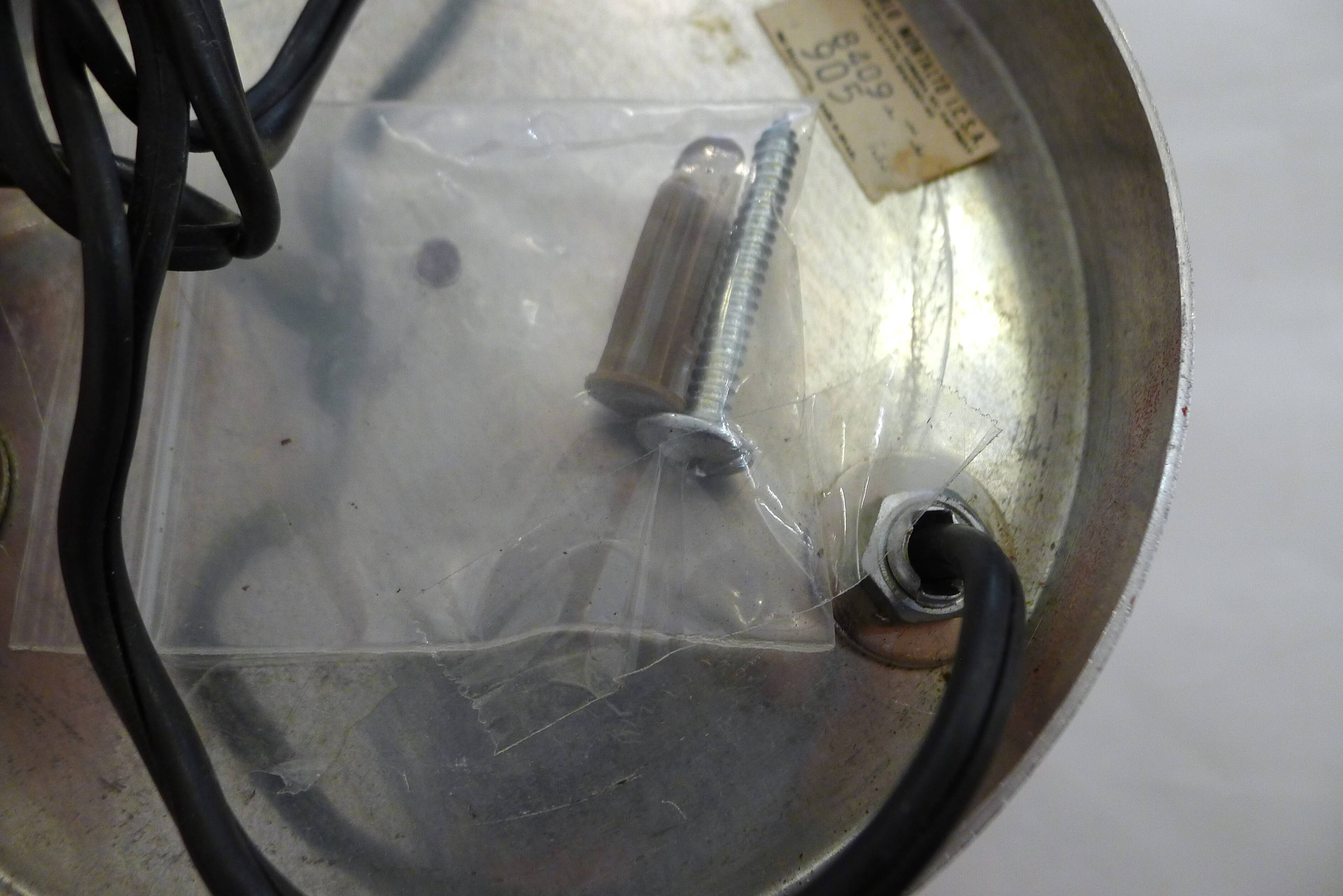 1980's 3-spot ceiling or wall light