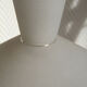 Suspension lamp Diabolo saucer in frosted glass.