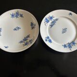 two Art Deco porcelain dishes F. Legrand & Cie