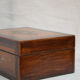 Victorian jewellery box in amboyna