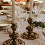 19th century bronze table ends