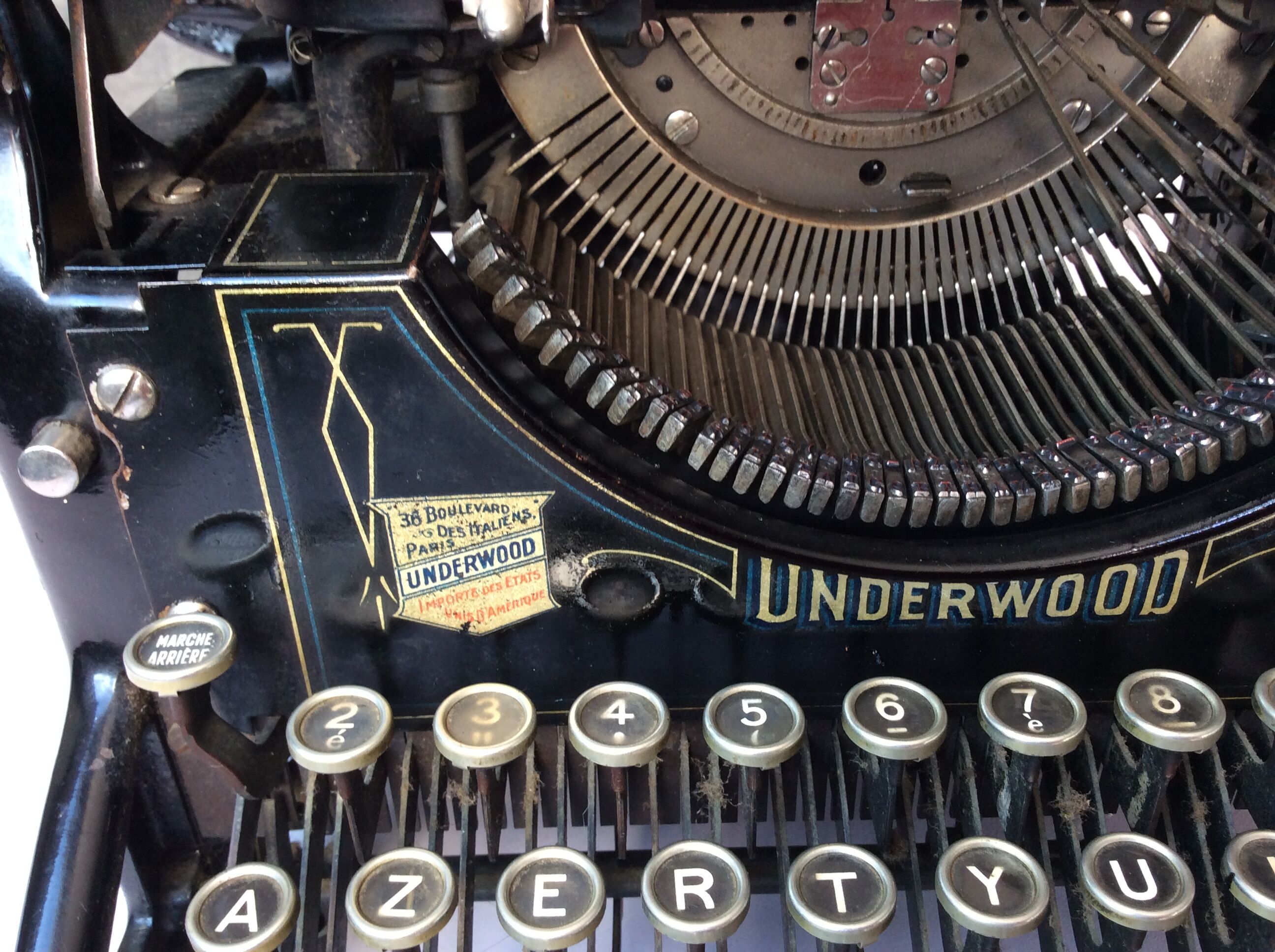 Old Underwood Typewriter