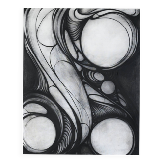 "Shape of femininity" Contemporary painting Harrison Prignet