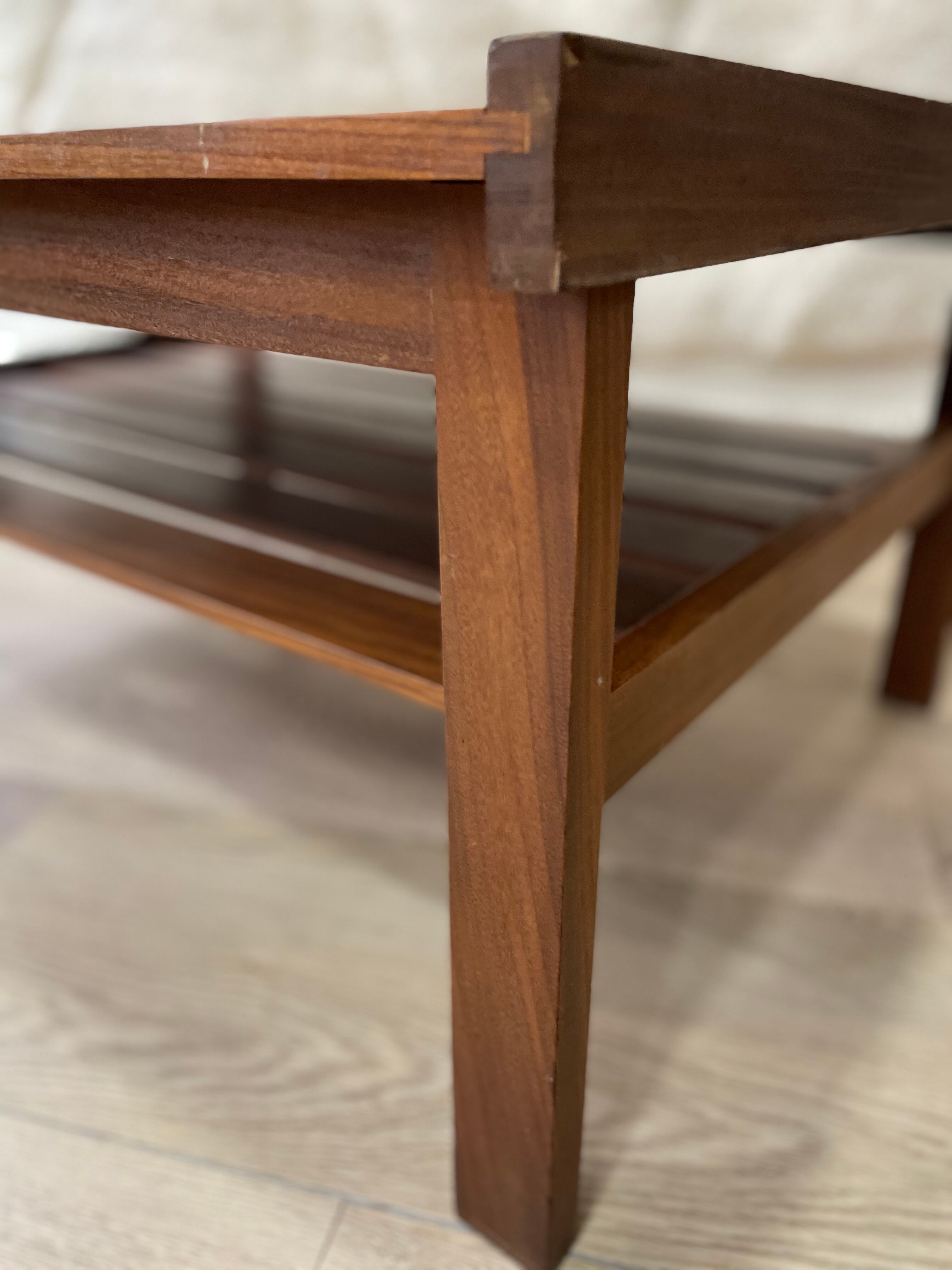 Scandinavian teak coffee table 50s