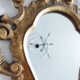 Gilded wood mirror, 56 x 32 cm