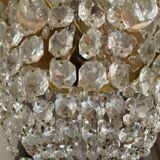 Bohemian crystal hot air balloon chandelier