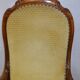 Walnut voltaire armchair