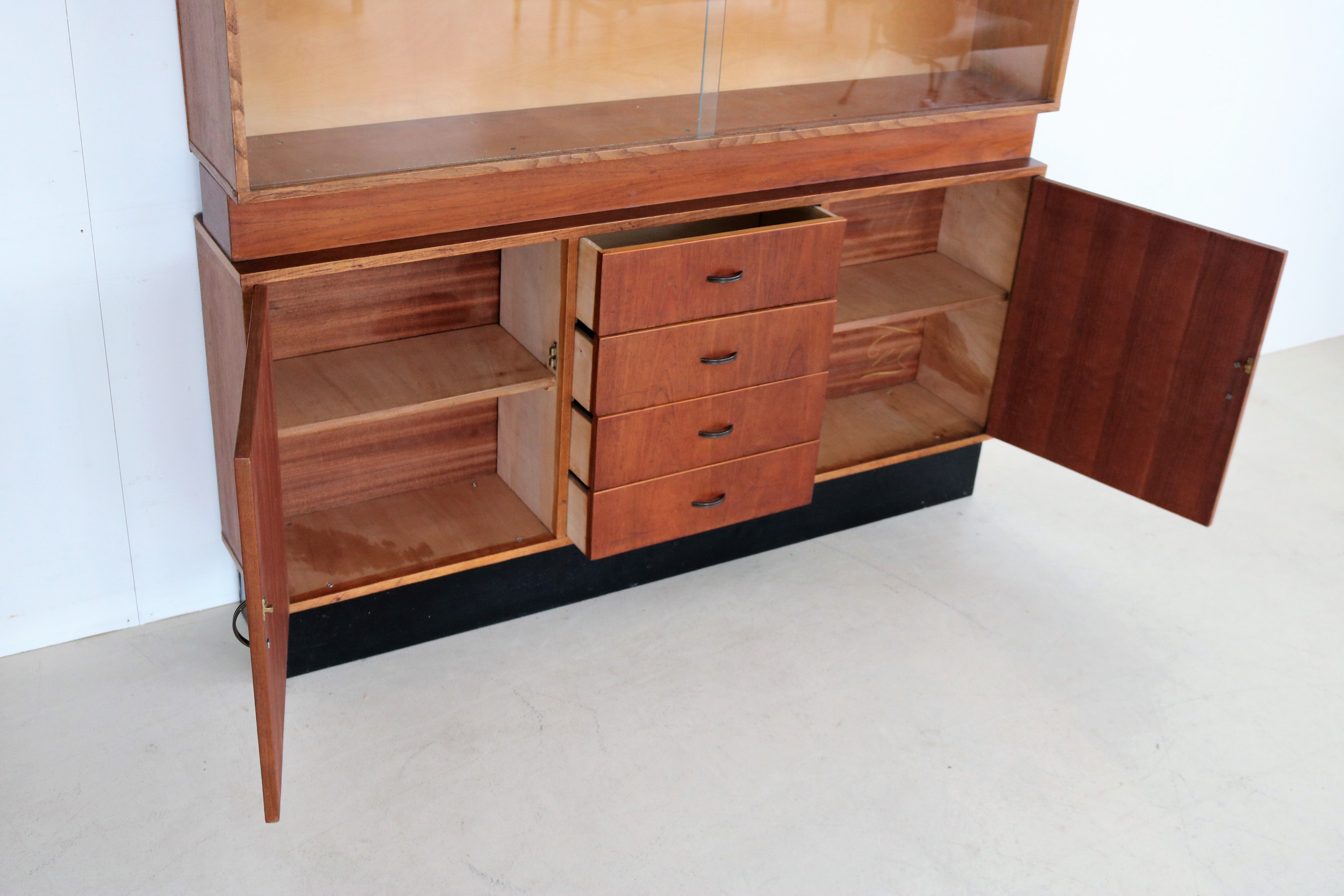 vintage display cabinet