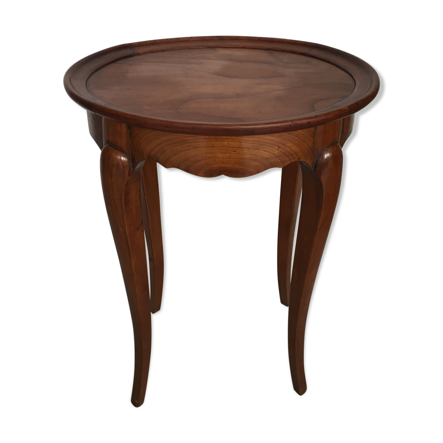 Oval side table