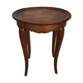 Oval side table