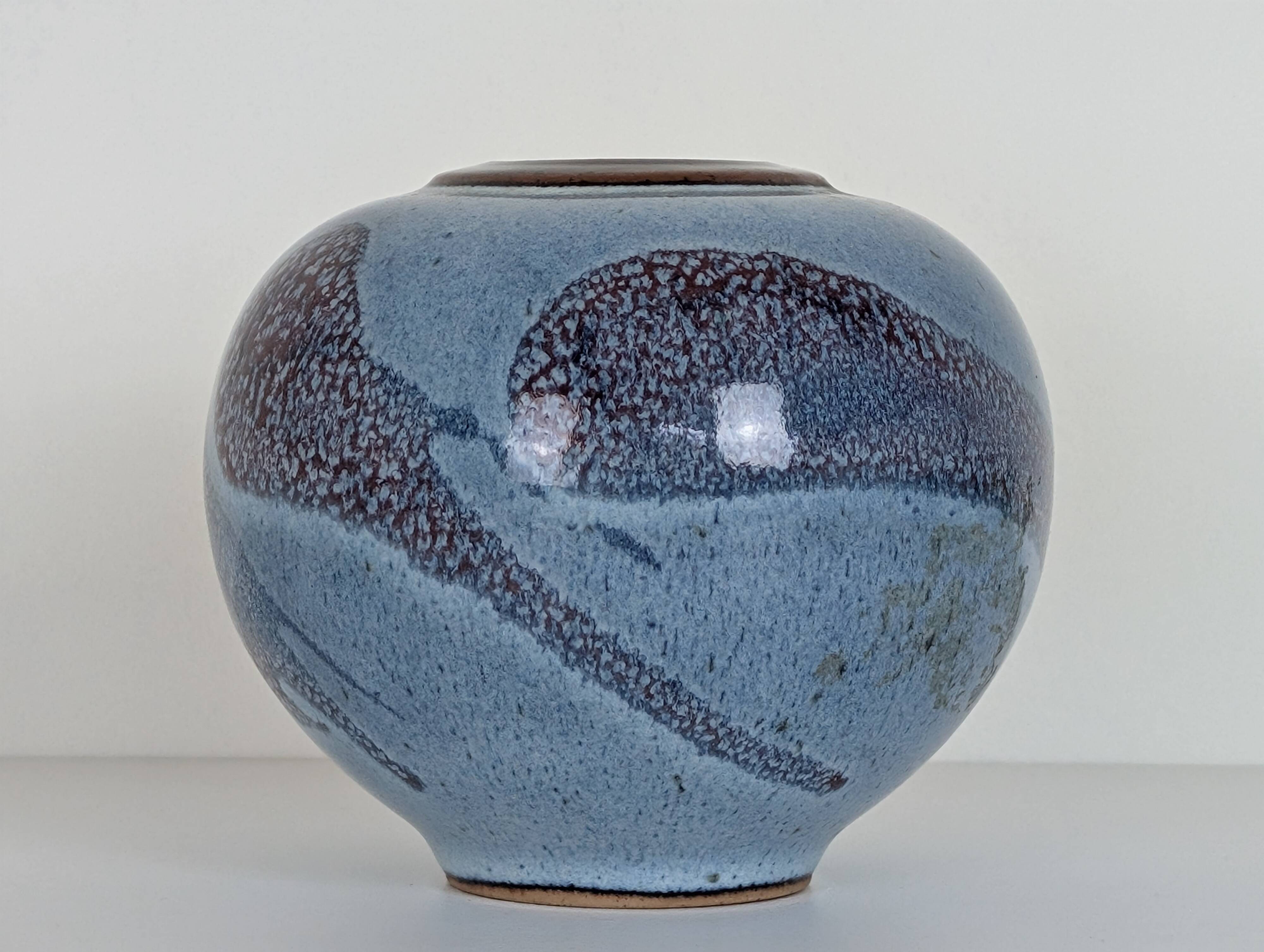 Taizé stoneware ball vase