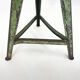Vintage Industrial Steel & Wood Tripod Stool with Original Patina, 1950's