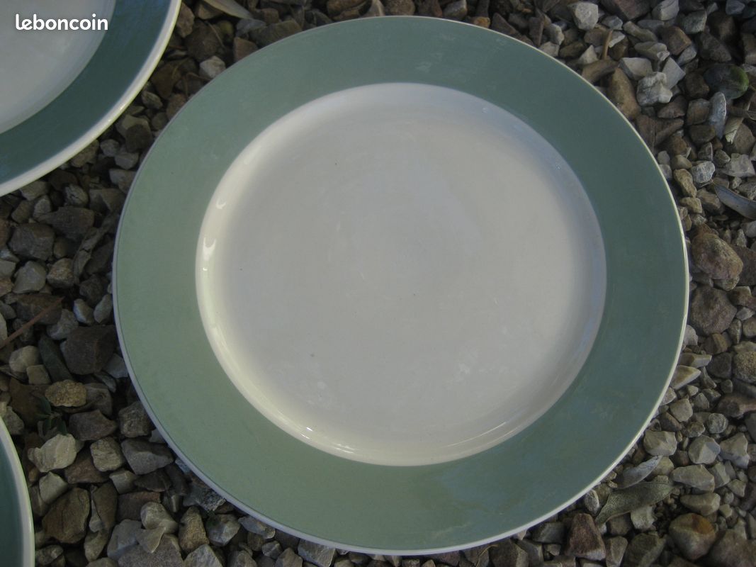 Lot of 10 plates Digoin Sarreguemines