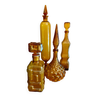 Lot carafes Italian glassware