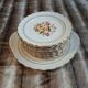 12 antique dessert plates "Capri"