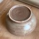 Vintage flower pot in perforated handcrafted stoneware, flattened round shape, p