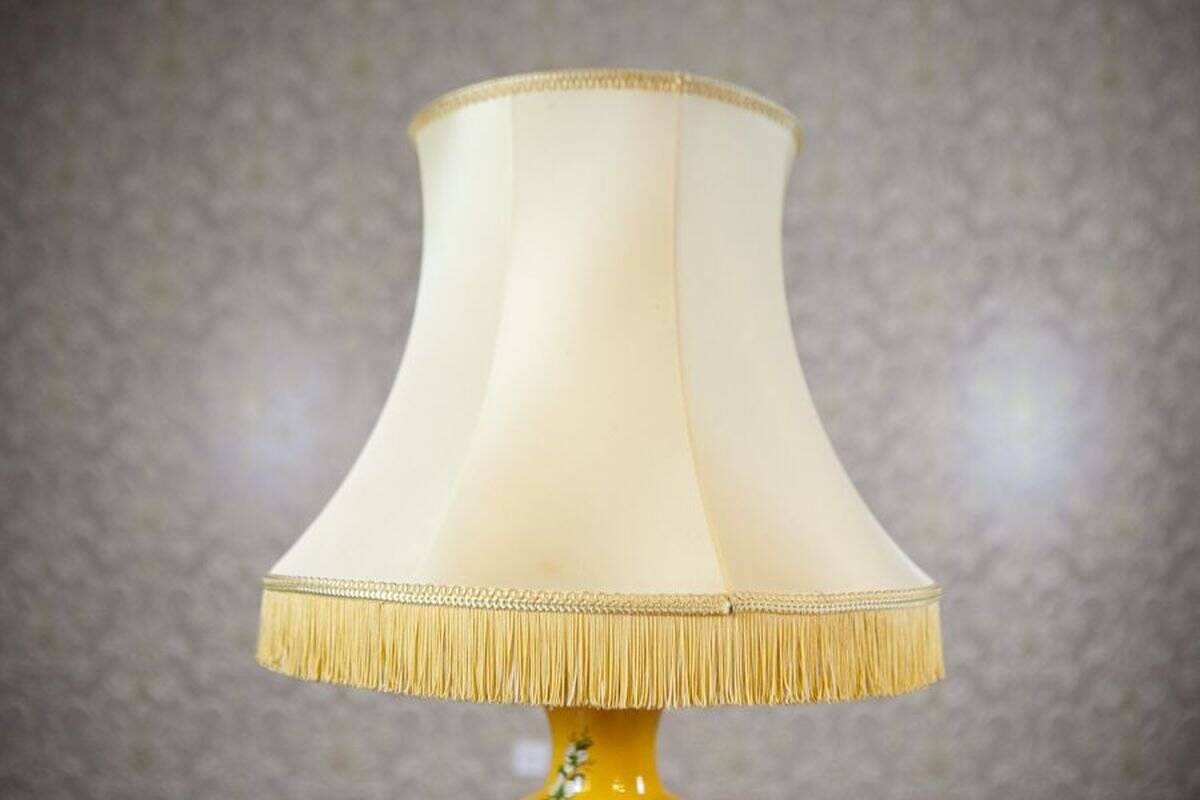 20th Century Night Lamp on Ceramic Base