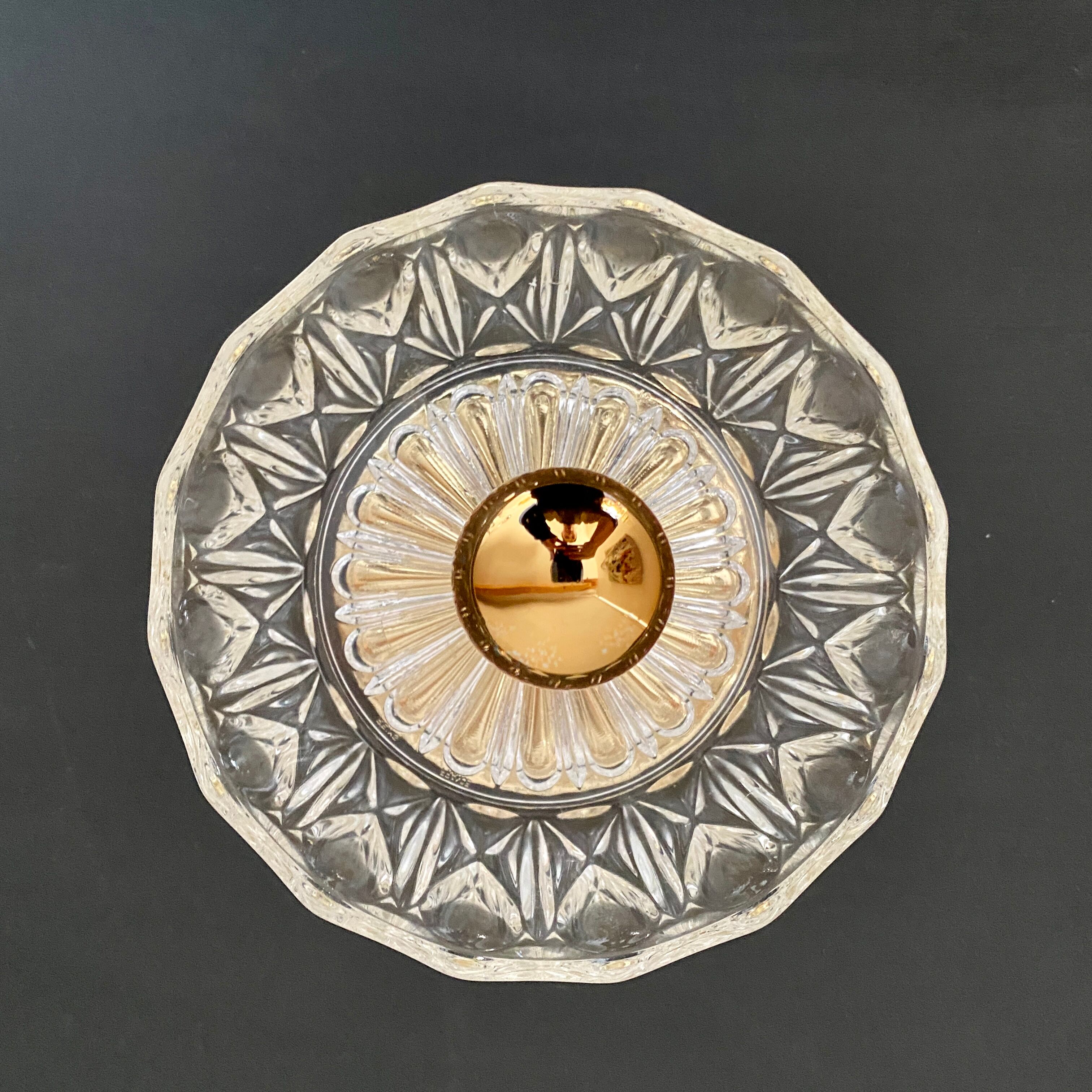 Vintage glass lampshade