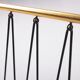 Wall coat rack Hollywood Regency style 1960s