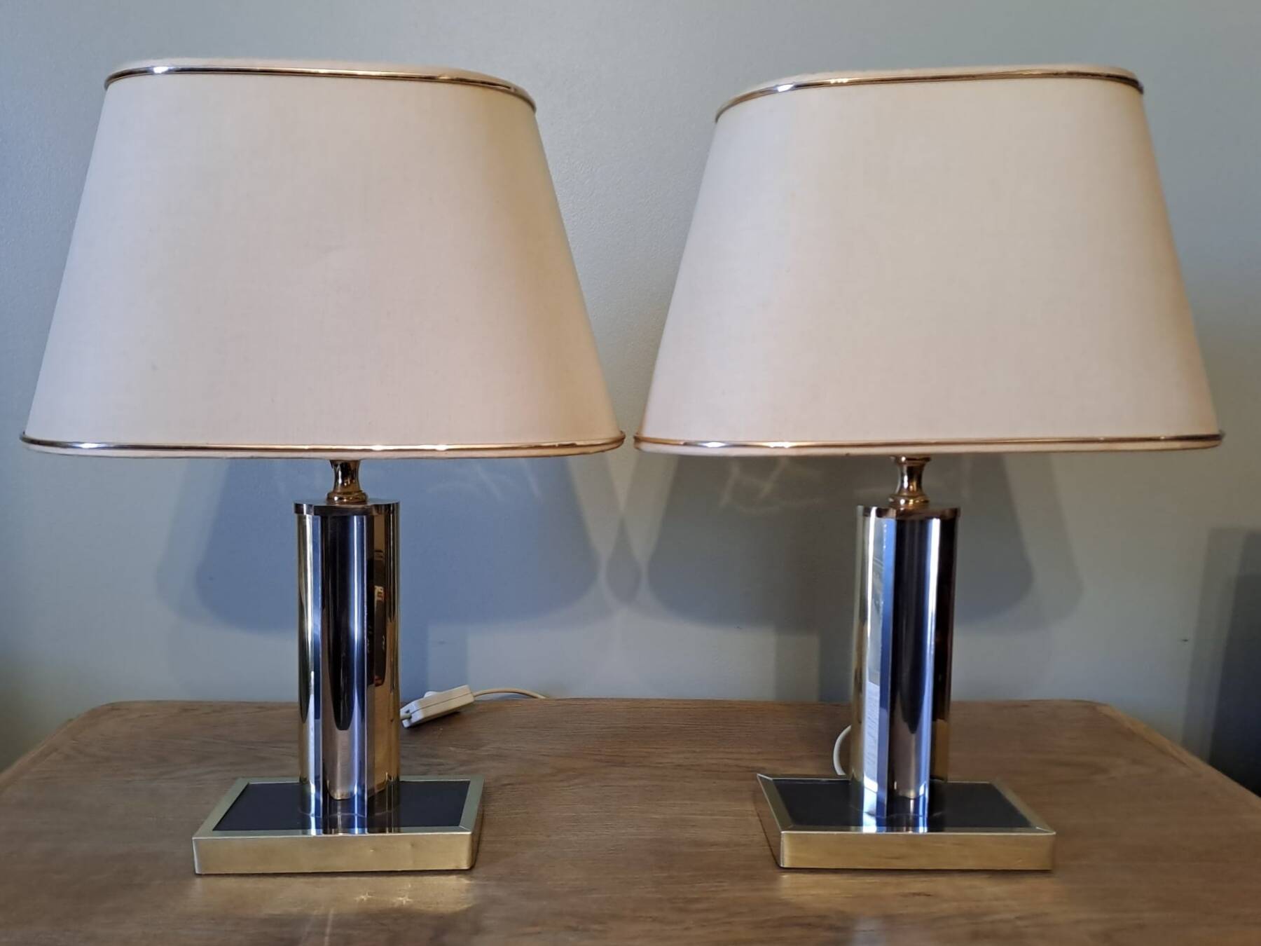 Paire de lampes art déco